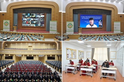 The solemn opening ceremony of the International Online Olympiad