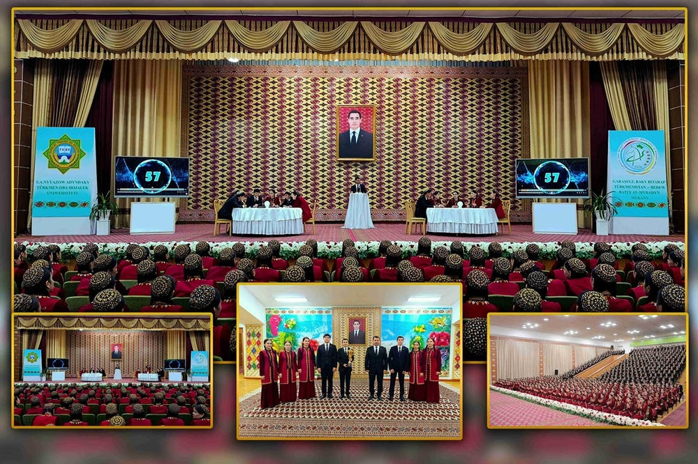 Türkmen oba hojalyk uniwersitetinde talyplaryň arasynda intellektual zehin bäsleşigi geçirildi