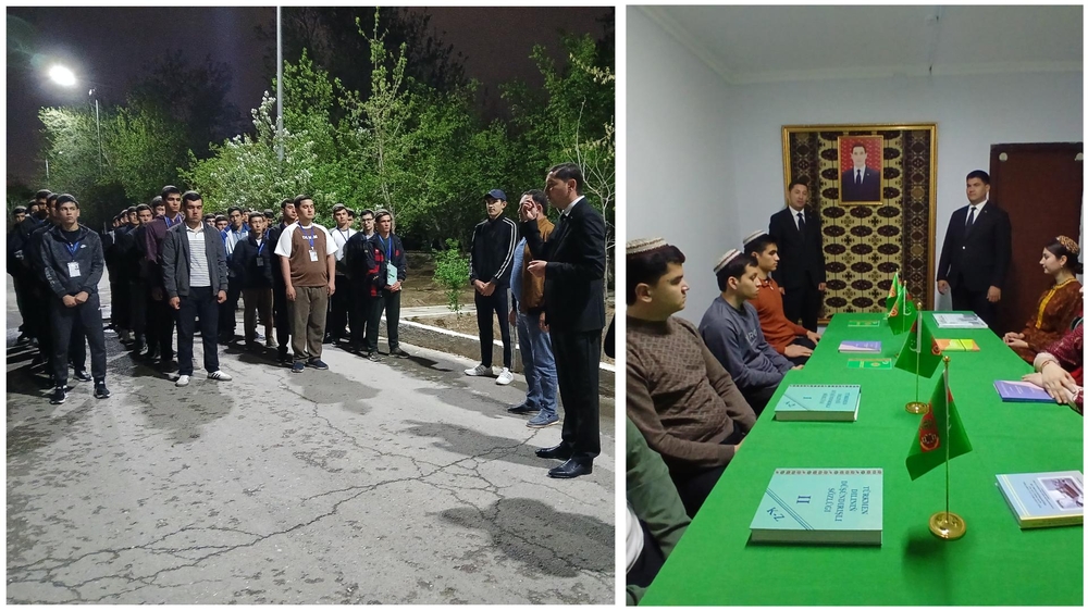 Türkmen döwlet binagärlik-gurluşyk institutynyň umumy ýaşaýyş jaýlarynda ýaşaýan talyplaryň arasynda wagyz-nesihat duşuşygy geçirildi