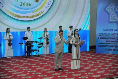 THE 3RD INTERNATIONAL OLYMPIAD IN MATHEMATICS FOR HIGH SCHOOL STUDENTS STARTED IN ASHGABAT