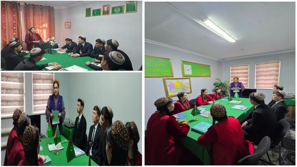 Türkmen döwlet binagärlik-gurluşyk institutynyň umumy ýaşaýyş jaýlarynda ýaşaýan talyplaryň arasynda wagyz-nesihat duşuşygy geçirildi