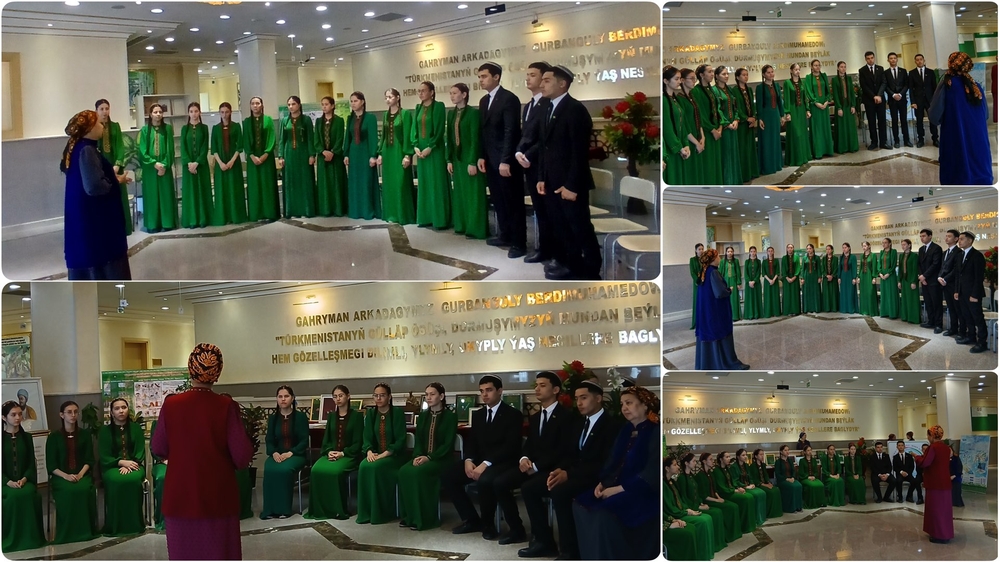 Ahalteke bedewi- Garaşsyz  Watanymyzyň täze üstünliklere tarap batly gadamynyň nyşany