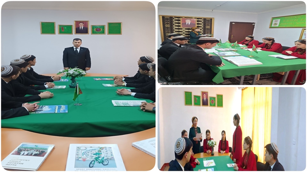 Himiýa tehnologiýasy fakultetiniň “Diller” kafedrasynyň mugallymlary tarapyndan institutyň umumy ýaşaýyş jaýynda ýaşaýan talyplaryň arasynda “Diller bilen sungatyň syrly dünýäsi” atly wagyz-nesihat duşuşygy geçirildi