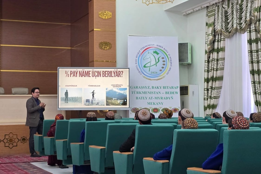 Aşgabatda ýaşlar üçin telekeçilik açyk sapak geçirildi