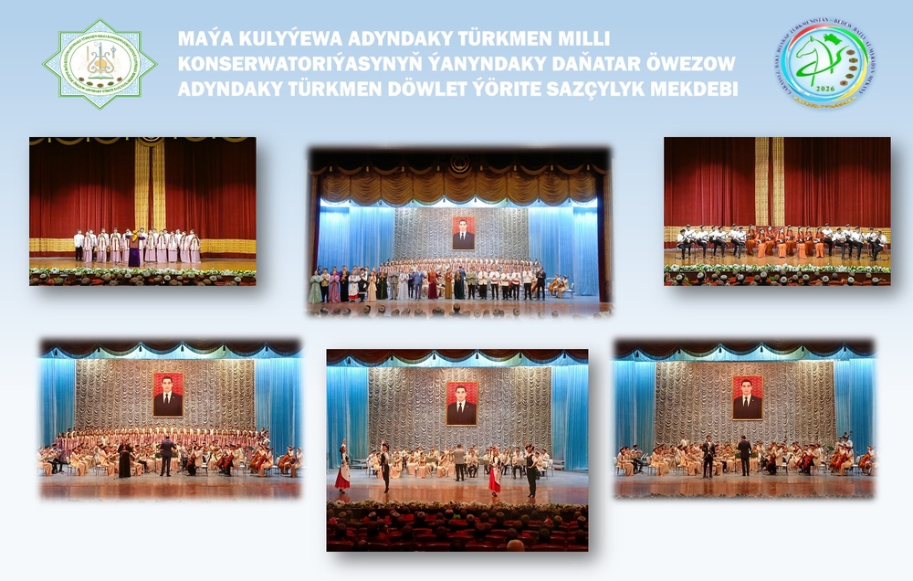 “Garaşsyz, baky Bitarap Türkmenistan-bedewbatly at –myradyň mekany” atly hasabat konserti !