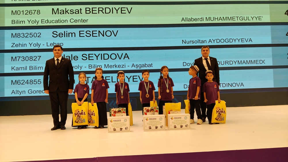 Anzan mental arifmetika boýunça Türkmenistanyň çempionaty geçirildi