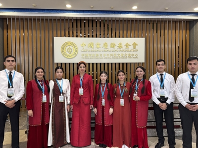 STUDENTS OF MYRAT GARRYYEV STATE MEDICAL UNIVERSITY OF TURKMENISTAN PARTICIPATED IN THE INTERNATIONAL YOUTH FORUM HELD IN THE PEOPLE'S REPUBLIC OF CHINA