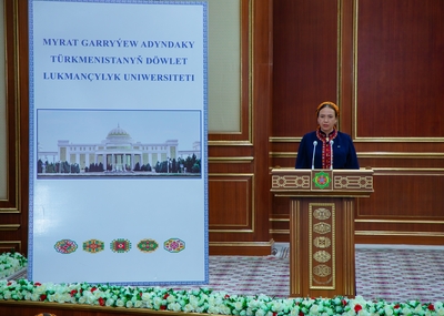 Myrat Garryýew adyndaky Türkmenistanyň Döwlet lukmançylyk uniwersitetinde hoşallyk maslahaty geçirildi