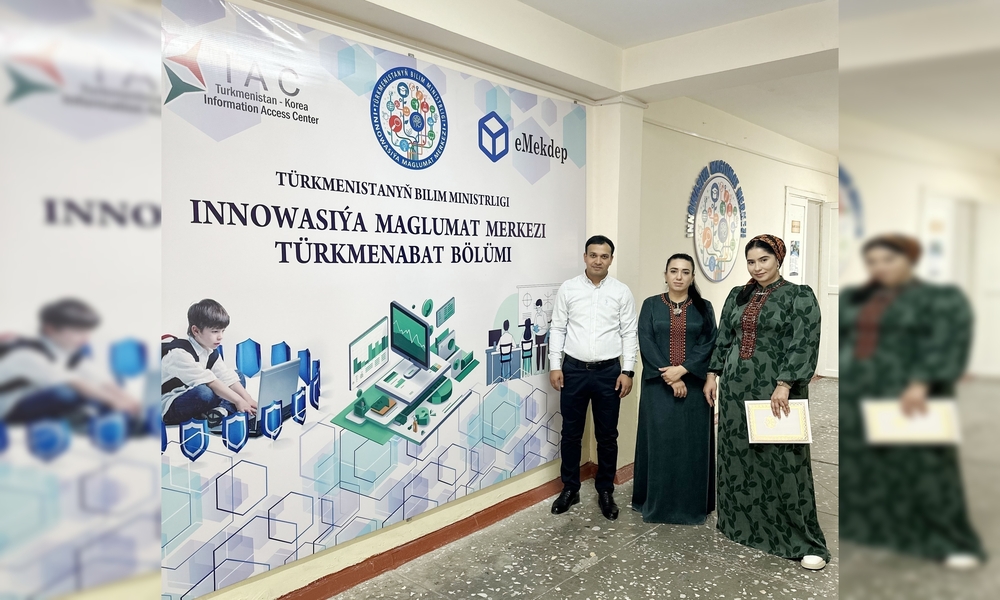 Innowasiýa maglumat merkeziniň Lebap welaýatynyň Türkmenabat şäherinde bölüminiň açylyş dabarasy - 09.09.2024 — 1