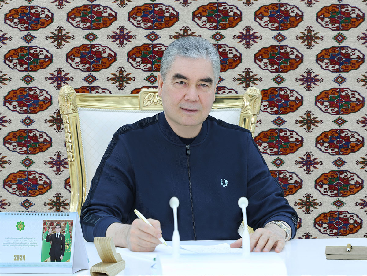 Chairman of the Halk Maslahaty of Turkmenistan made a working trip to the city of Arkadag