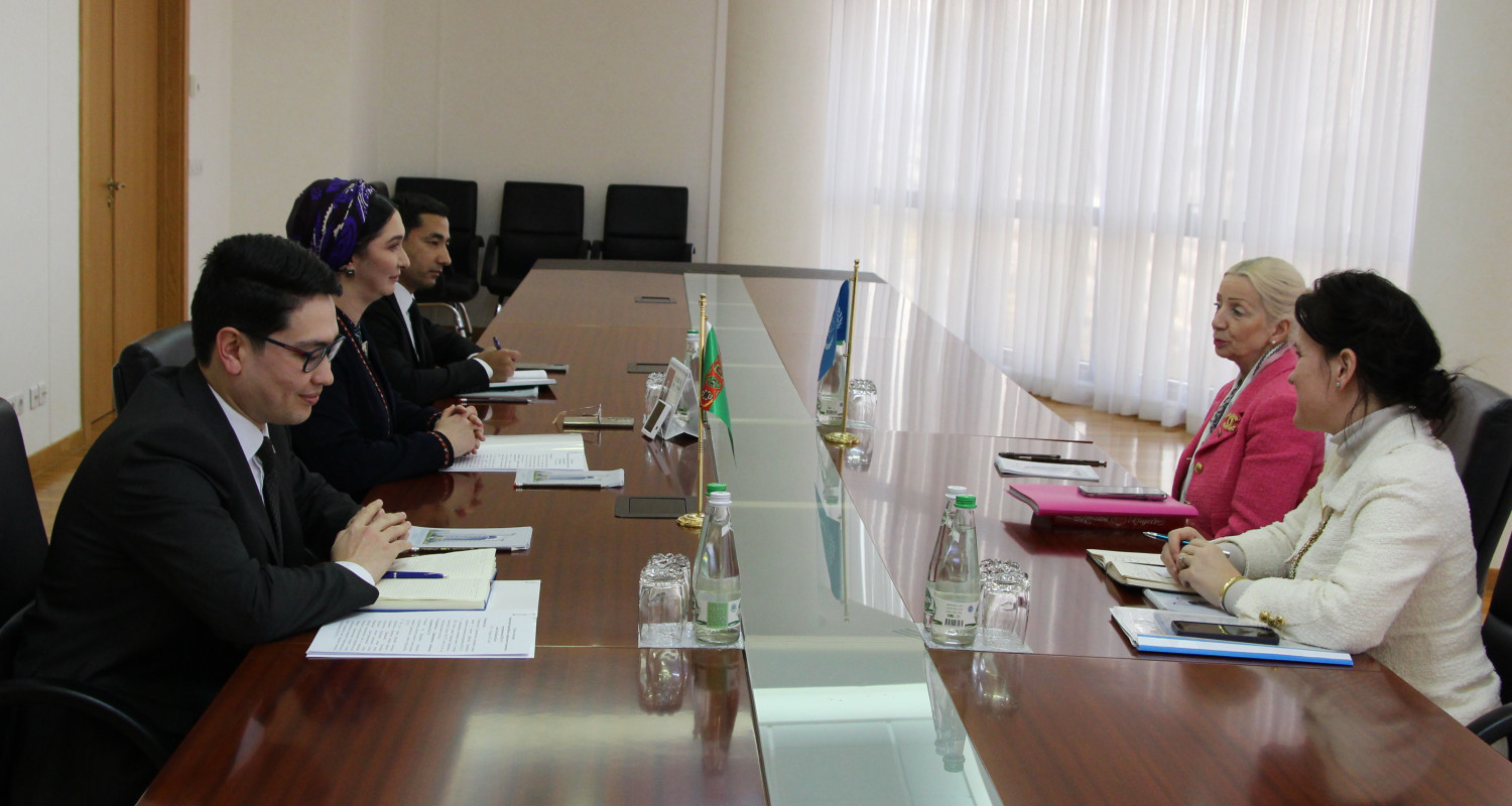 The development of the IAEA's framework program was discussed in Turkmenistan